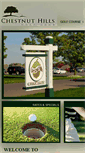 Mobile Screenshot of chestnuthillsgolf.com