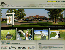 Tablet Screenshot of chestnuthillsgolf.com